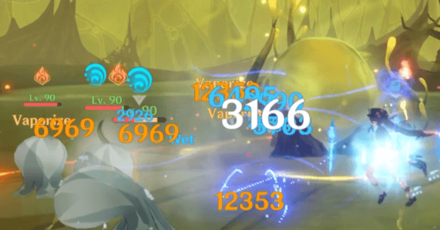 Genshin - Apep Boss Fight - Defeat enemies in the 2nd Phase to fill up the Heart of Oasis