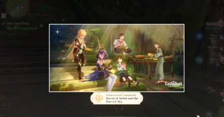 Genshin - Layla Hangout Achievements - Secret of Seelie and the Star-Lit Sky