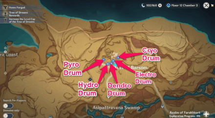 Genshin - Within the Hills of Barsom in Sumeru Desert