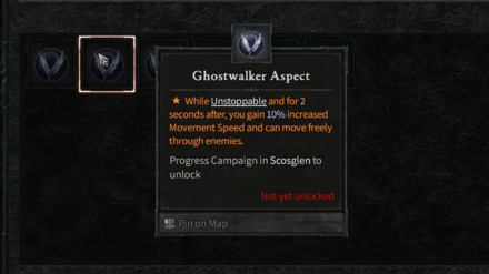 Diablo 4 - Maneuverability-Enhancing Perks
