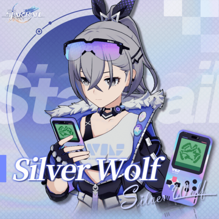 Silver Wolf Phone Case icon