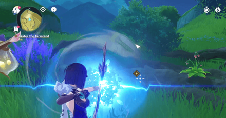 Genshin - Where Lies the Path Home Step 8 - Water the plants in the farmland