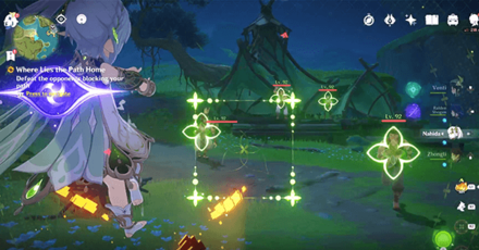 Genshin - Where Lies the Path Home Step 3 - Follow Elemental Form and Defeat Enemies