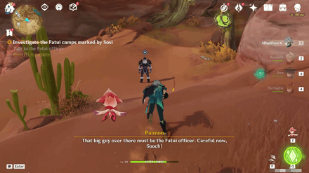 Genshin - Investigate the Fatui Camps Step 8