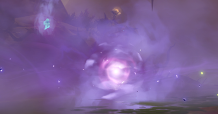 Genshin - Interact 2 - Purple Mist