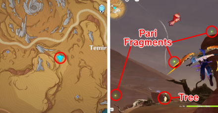 Genshin - Fravashi Tree 1 - Temir Mountains