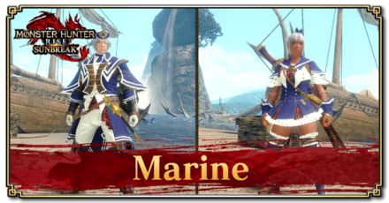 MH Rise Sunbreak - Marine Layered Armor