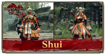 MH Rise Sunbreak - Shui Layered Armor
