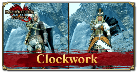MH Rise Sunbreak - Clockwork Layered Armor