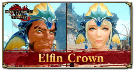 MH Rise Sunbreak - Elfin Crown