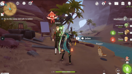 Genshin - An Artist Adrift Day 2 Step 1