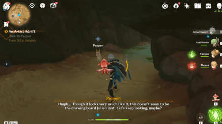 Genshin -An Artist Adrift Day 2 Step 2