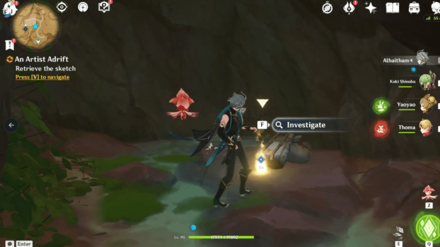 Genshin - An Artist Adrift Day 2 Step 1