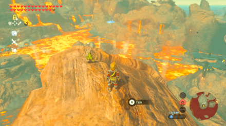Botw - Eldin Korok 35 Overworld View