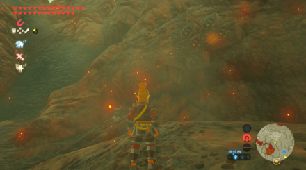 Botw - Eldin Korok 29 Overworld View