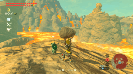 Botw - Eldin Korok 36 Overworld View