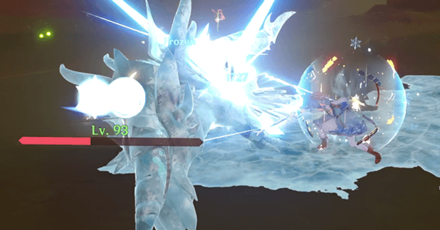 Genshin - Consecrated Horned Crocodile Roll Attack