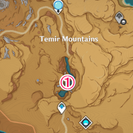 Genshin - Girdle of the Sands Fishing Spot