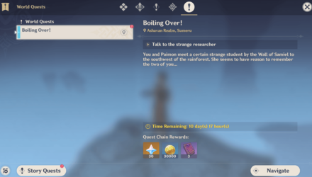 Genshin- Boiling Over! Quest Step 2