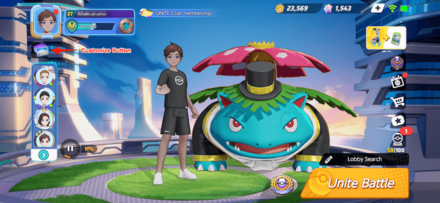 Pokemon UNITE - Customize Menu