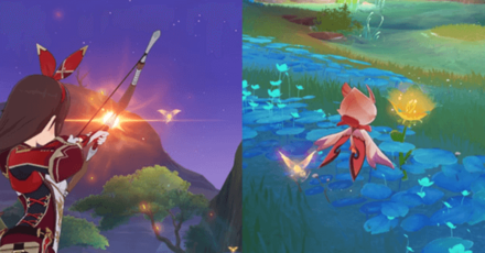 Genshin - Amrita Mayfly Guide at Night