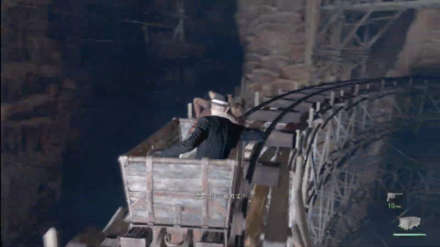 Resident Evil 4 Remake (RE4) Minecart Direction Tilt 2