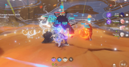 Genshin - Brewing Developments Step 2 - Use Electro-Charged Reactions in Round 2