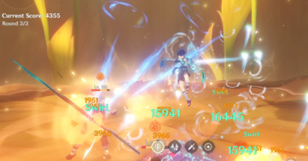 Genshin - Brewing Developments Step 3 - Use Swirl Reaction for Round 3