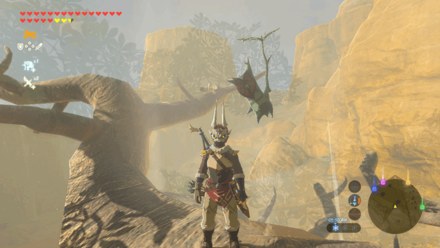 Botw - Lake Korok 88 Overworld View