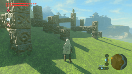 Botw - Lake Korok 34 Overworld View