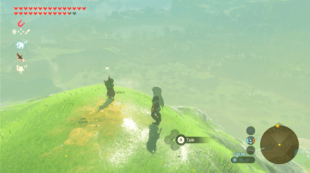 Botw - Lake Korok 33 Overworld View