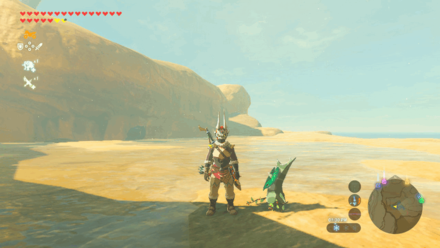 Botw - Lake Korok 84 Overworld View