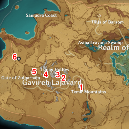 Genshin - 3.6 Sumeru Map (Farrwick)