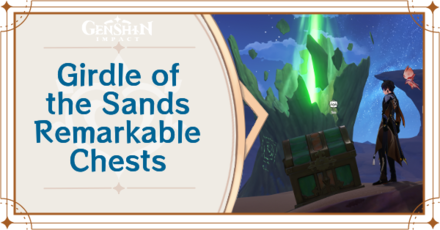 Genshin Impact - 3.6 Desert Remarkable Chest Locations and Map Guide