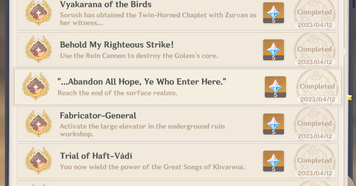 Genshin - Door to Khaenri