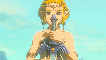 TOTK - Zelda with Master Sword