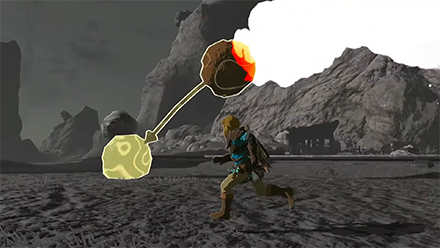 TOTK - Recall used to defeat Octorok