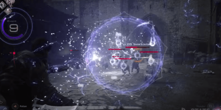 Battle Screen-Final Fantasy 16