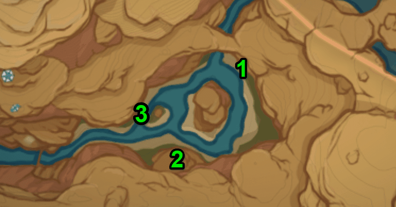 Genshin - Seven Dish Dance Drums Location