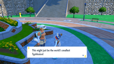 Pokemon Scarlet and Violet SV - Typhlosion with Mini Mark