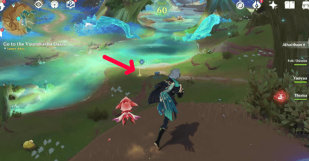 Genshin - An Artist Adrift Day 3 - Head to Vourukasha Oasis