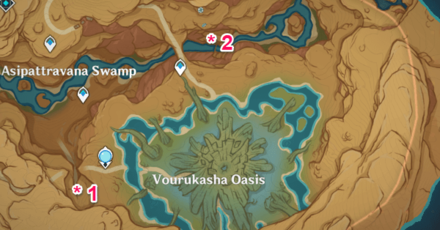 Vourukasha Oasis Cave Entrances