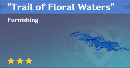 Genshin Impact - How to Get Trail of Floral Waters Furnishing