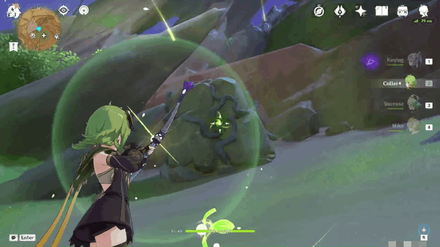 Genshin Impact - Tunigi Hollow Elemental Totem Walkthrough Step 1