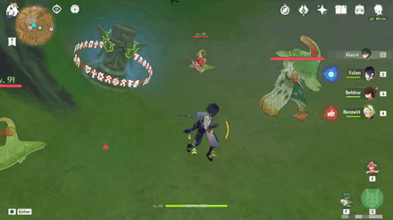 Genshin Impact - Tunigi Hollow Elemental Totem Walkthrough Step 2