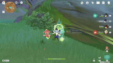 Genshin Impact - Tunigi Hollow Elemental Totem Walkthrough Step 3