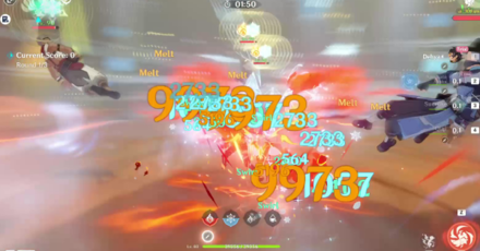 Genshin - Brewing Developments Day 2 - Melt Reaction in Round 1