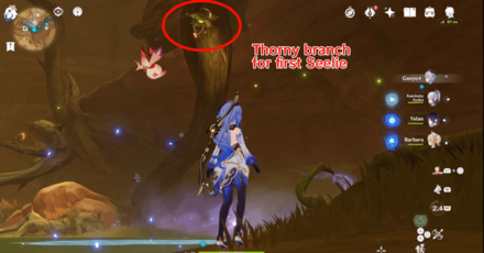 Genshin - first Seelie thorny branch