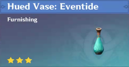 Genshin Impact - How to Get Hued Vase: Eventide Furnishing