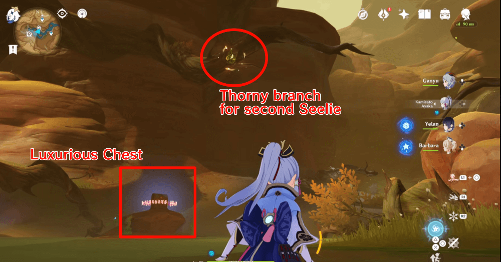 Genshin - second Seelie thorny branch
